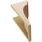 Ekena Millwork 9"W x 9"D x 18"H Wide Hughes Rough Cedar Woodgrain TimberThane Corbel, Primed Tan CORUR09X09X18HUGRCPR - alternate 6